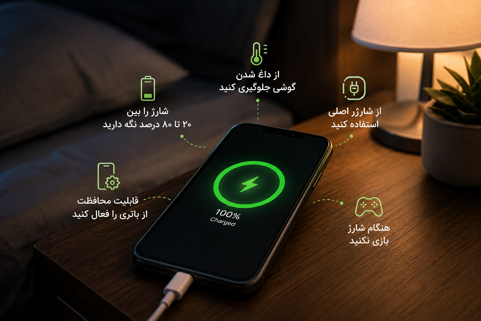 نشانه های خرابی باتری موبایل و زمان تعویض باتری