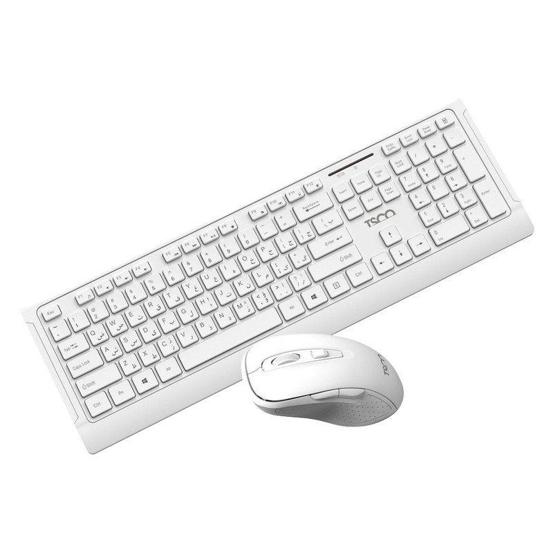 کیبورد و ماوس بی سیم تسکو مدل TKM 7023W